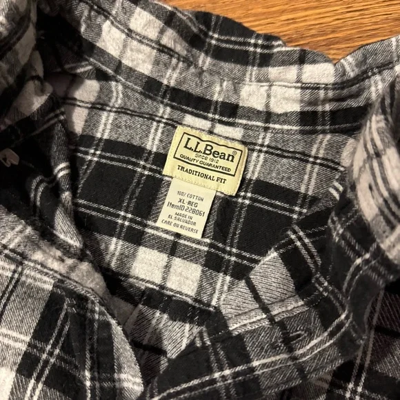 L.L. Bean Flannel Shirt - Picture 2 of 3